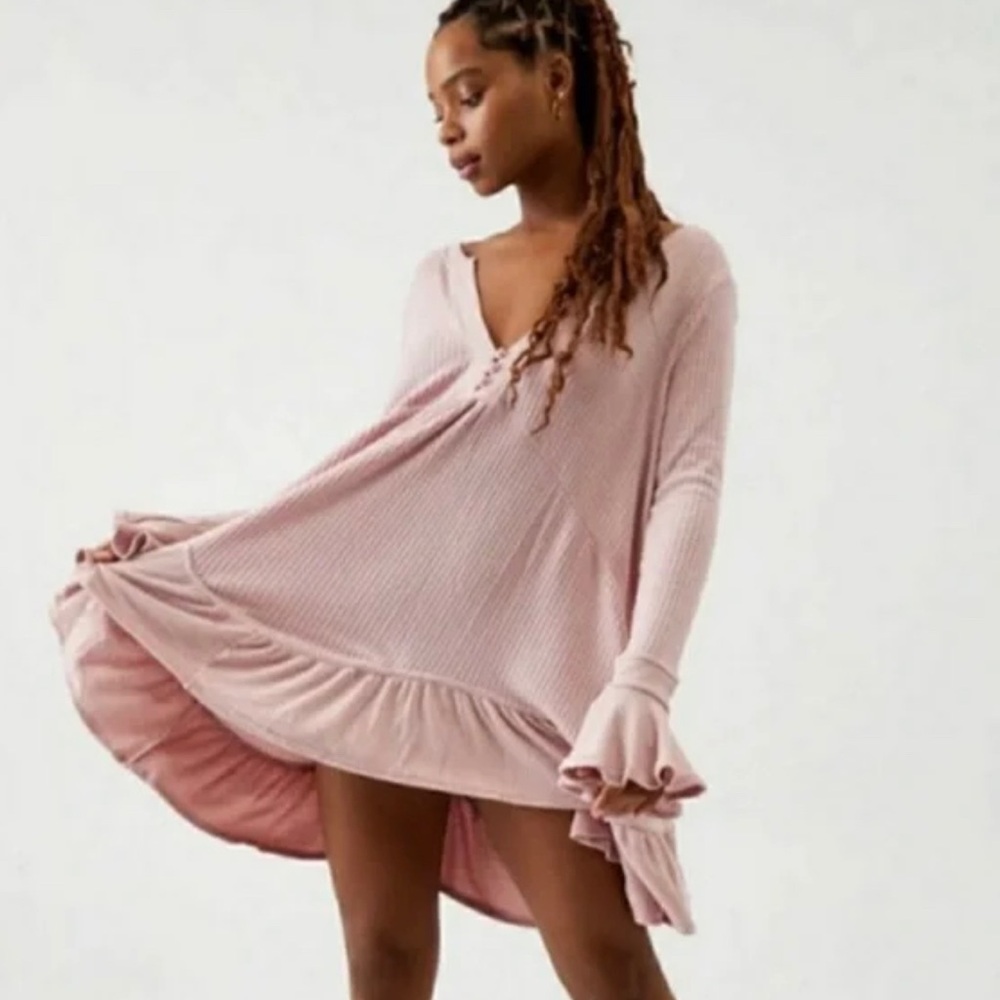 Free People Olivia Tunic - blush - large